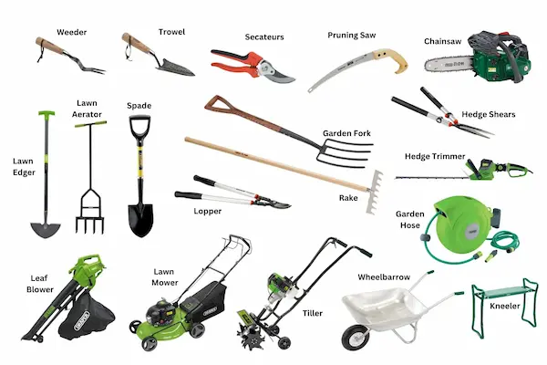 basic gardening tools list